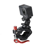 Motorcycle bicycle bracket 360 ° rotation bicycle handlebar bracket fixture accessories, camera bicycle clip 360 ° rotation