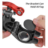 Motorcycle bicycle bracket 360 ° rotation bicycle handlebar bracket fixture accessories, camera bicycle clip 360 ° rotation