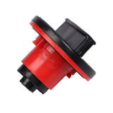 Fuel tank switch gas cap assembly, motorcycle fuel tank gas cap, red, self-locking mechanism gas cap, fuel tank cap, gasoline cap