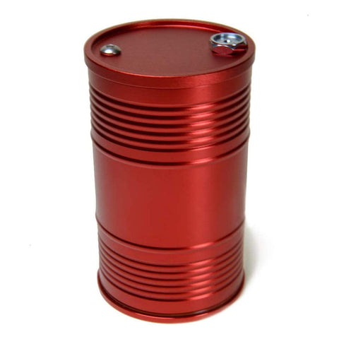 Aluminum Alloy Car Ashtray Car Interior Fittings with Spin Lid Portable Oil Drum Design for Most Car Cup Holder,Red