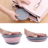 Portable Silicone Collapsible Travel Bowl Foldable Salad Bowl Silicone Food Storage Container with Lid for Outdoor Travel, 3PCS In Australia - Darrahopens