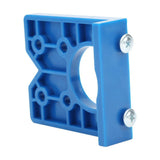 35mm Plastic Hinge Hole Positioner Locator Door Cabinet Drilling Jig Guide Opener Woodworking Punching Tool Blue
