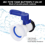 Adapter butterfly valve switch IBC water tank IBC water tank valve accessories for garden irrigation drum discharge switch