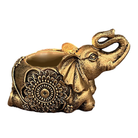 Elephant Shaped Tea Light Candle Holder, Decorative Candle Stand for Home Decor - Ideal for Living Room, Bedroom, Meditation Rooms In Australia - Darrahopens