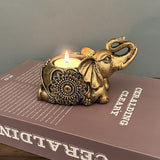 Elephant Shaped Tea Light Candle Holder, Decorative Candle Stand for Home Decor - Ideal for Living Room, Bedroom, Meditation Rooms In Australia - Darrahopens