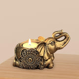 Elephant Shaped Tea Light Candle Holder, Decorative Candle Stand for Home Decor - Ideal for Living Room, Bedroom, Meditation Rooms In Australia - Darrahopens