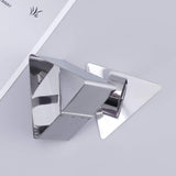 Cake ring mold 1 triangular cooking ring with food press - small dishwasher safety stainless steel mousse mold