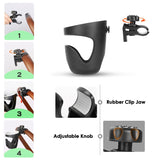 Boat Rail Cup Holder Universal Drinks Holders 360 Degree Rotation Adjustable Clamp Boat Drink Holder