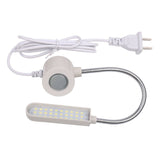 Sewing Machine Light Gooseneck Work Light with Magnetic Mounting Base, White Soft Light for Lathes, Drill Presses, Workbenches
