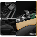 Automotive seat gap storage box filler, GM gap storage box, seat gap storage box, front seat adjustable gap Manager