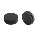4pcs Tins Black Aluminum Metal Tin Round Screw Top Lid Containers Jars Metal Storage Tin Jars Aluminum Tin Cans Travel Storage Tins In Australia - Darrahopens