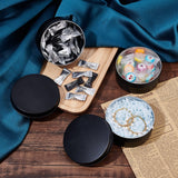 4pcs Tins Black Aluminum Metal Tin Round Screw Top Lid Containers Jars Metal Storage Tin Jars Aluminum Tin Cans Travel Storage Tins In Australia - Darrahopens