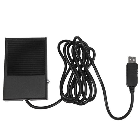Metal Usb Foot Pedal | Metal Keyboard Pedal | Computer Foot Pedal | Metal Foot Switch - Usb - (Color: black)