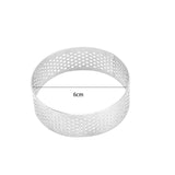 Sandwich Biscuit Pie Cake Mold Baking Ring Chocolate Mold Soft Candy Fruit Pie Ring Adjustable Cake Can Circular Baking Mold