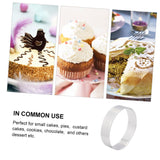 Sandwich Biscuit Pie Cake Mold Baking Ring Chocolate Mold Soft Candy Fruit Pie Ring Adjustable Cake Can Circular Baking Mold