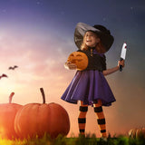 2pcs Halloween costume party game performance supplies, prank horror plastic props, sharp knives, kitchen knives with bloody knives