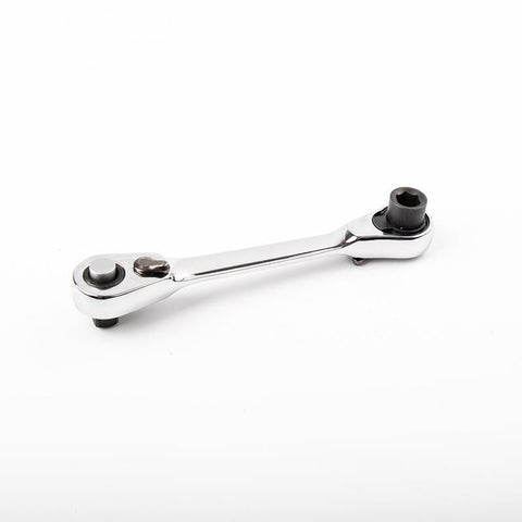 Mini Double Head Fast Ratchet Wrench Ratchet Wrench Bit Fast Socket Wrench Screwdriver Screwdriver Tool, Silver In Australia - Darrahopens