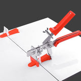 Tile Leveling Pliers Metal Locator For Ceramic Floor Lippage Leveling System Clamp For Tiling Installation Laying Tools Red