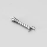 Titanium Bolts for Bike Disc Brake Pads Threaded Pins Bike Brake Caliper Bolt Screws with Snap Rings Universal for Mountain Bicycle
