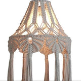 woven cotton rope ceiling lampshade, farmhouse countryside style bedroom living room dining room kitchen pendant light In Australia - Darrahopens