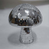 Mushroom Disco Ball, 4 Inch Silver Mirror Disco Balls Decorations, Reflective Discol Ball Lights for Party, Bar, Room, Table In Australia - Darrahopens