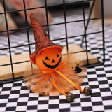3pcs，Pumpkin Ghost Witch Black Cat Dwarf Handmade Decoration Scandinavian Dwarf Home Decoration Tree Decoration