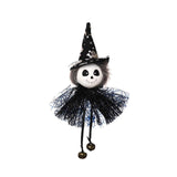 3pcs，Pumpkin Ghost Witch Black Cat Dwarf Handmade Decoration Scandinavian Dwarf Home Decoration Tree Decoration