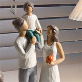 hand drawn character gifts for parents or daughters and sons, home sculptures decorated with bookshelves