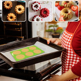 Mini Bundt Cake Pan,6-Cavity Silicone Fluted Tube Cake Mold, Non Stick Silicone Baking Molds for Cupcake, Donuts,Muffin In Australia - Darrahopens