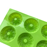 Mini Bundt Cake Pan,6-Cavity Silicone Fluted Tube Cake Mold, Non Stick Silicone Baking Molds for Cupcake, Donuts,Muffin