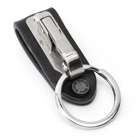 Men's detachable keychain with anti loss ring, metal keychain, easy to carry, men's waist hanging belt keychain