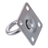 360 Degree Rotating Ceiling Hooks Pad Eye Plate U Hooks for Seawater,Pad Eye Plate U Hooks Heavy Duty Wall Mount Ring Hooks