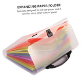 Folder air freight boxed Christmas card paper organizer, paper hanging brush, unfolded file wallet, accordion file organizer