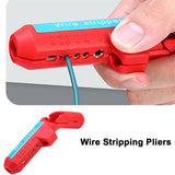 Wire Stripper Knife Curved Handle Cable Stripping Wire Cutter Portable Ergonomic Multifunctional Hand Tool