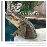 Ocean Decoration Pond Floating Crocodile Head Crocodile Garden Sculpture Fake Crocodile Head Floating Simulation Realistic In Australia - Darrahopens