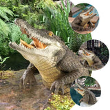 Ocean Decoration Pond Floating Crocodile Head Crocodile Garden Sculpture Fake Crocodile Head Floating Simulation Realistic