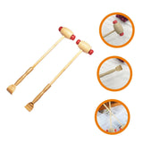 2pcs，Backstick, back scraper, wood massager tool, fitness hammer, portable wood back scraper, no need for knocking on the back In Australia - Darrahopens