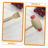 2pcs，Backstick, back scraper, wood massager tool, fitness hammer, portable wood back scraper, no need for knocking on the back
