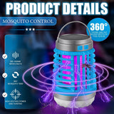 LED Electric Shock Mosquito Lamp Outdoor USB Charging Lighting Mosquito Catcher Home Silent Mosquito Repellent In Australia - Darrahopens