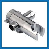 Bathroom showerhead suspension arm adapter, overhead spray three-way showerhead socket, water divider, shower arm diversion