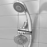 Bathroom showerhead suspension arm adapter, overhead spray three-way showerhead socket, water divider, shower arm diversion