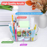Desktop organizer, office organizer, transparent desktop organizer with drawers, cosmetic storage box, drawer In Australia - Darrahopens