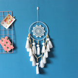 Tassel Woven Crochet Dream Catcher Feather Ornaments Living Room Pendant Bedroom Wind Chimes Decoration