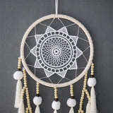 Tassel Woven Crochet Dream Catcher Feather Ornaments Living Room Pendant Bedroom Wind Chimes Decoration