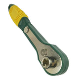 Mini 1/4 Screwdriver Pole 6.35mm Inner Hexagon Ratchet Socket Wrench with Dual- Home Tool Accessory