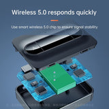 Bluetooth transceiver wireless adapter: 3.5mm auxiliary jack stereo audio input/output - suitable for TV, car headphones, speaker i In Australia - Darrahopens