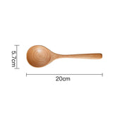Mini Natural Wooden Spoon Mini Tasting Spoon Seasoning Salt Spoon Kitchen Cooking Seasoning Spoon