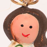 Personalized Christmas ornaments, creative art, hand-painted angel girl pendants, Christmas tree pendants, ornaments