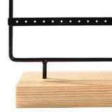 Earring Organizer Display Stand, Women Girls Gift 6 Layers Jewelry Rack, Earring Holder for Showcase, Countertop, Black In Australia - Darrahopens