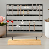 Earring Organizer Display Stand, Women Girls Gift 6 Layers Jewelry Rack, Earring Holder for Showcase, Countertop, Black In Australia - Darrahopens